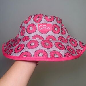 The Simpsons Donut Bucket Hat | Universal Studios | Like New